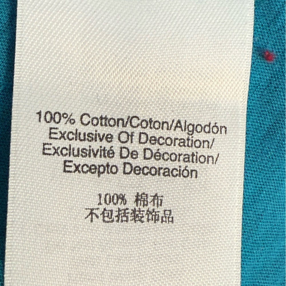 DKNY/Donna Karan fun teal top - Picture 5 of 7